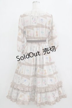画像3: Emily Temple cute / Kitten Stamp Collectionロングワンピース  モカ H-26-02-11-008-ET-OP-KB-ZH