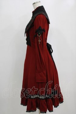 画像2: Ozz oneste / Spring Rose Carolジップワンピース  ボルドー H-26-02-11-012-OO-OP-KB-ZH