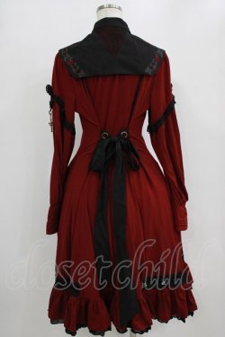 画像3: Ozz oneste / Spring Rose Carolジップワンピース  ボルドー H-26-02-11-012-OO-OP-KB-ZH