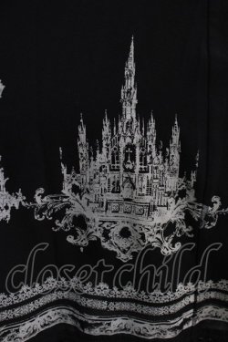 画像4: Ozz oneste / レース切替プリントワンピース  黒 H-26-02-11-014-OO-OP-AK-ZH