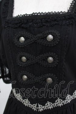 画像5: Ozz oneste / レース切替プリントワンピース  黒 H-26-02-11-014-OO-OP-AK-ZH