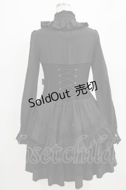 画像3: OZZ ANGELO / ナポレオンZIPオーバーワンピース  ブラック H-26-02-11-015-OO-OP-KB-ZH