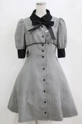 MIHO MATSUDA / ワンピース・エルガー M グレー H-26-02-11-016-GO-OP-KB-ZH