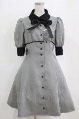 MIHO MATSUDA / ワンピース・エルガー M グレー H-26-02-11-016-GO-OP-KB-ZH