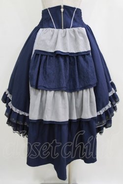 画像3: Ozz oneste / Star Wizardエプロン付スカート  ネイビー H-26-02-11-002-OO-SK-KB-ZH