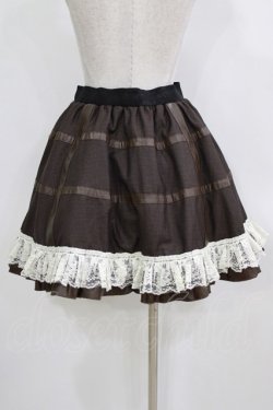 画像3: Qutie Frash / パニエスカート  茶 H-26-02-11-017-QU-SK-AK-ZH