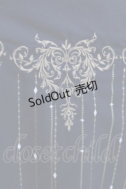 画像4: Rozen Kavalier / 刺繍シャーリングスカート  ネイビー H-26-02-11-020-OO-SK-KB-ZH