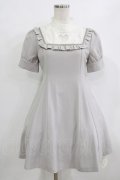 mon lily / ハートくりぬきワンピース M グレー H-26-02-12-025-LO-OP-NS-ZH