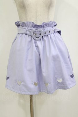 画像1: To Alice / ハートベルトスカート S ラベンダー H-26-02-12-029-LO-SK-NS-ZH
