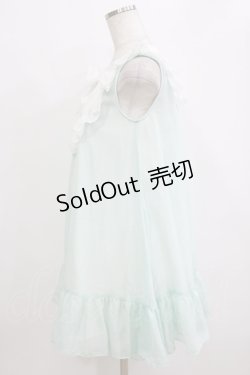 画像2: mon lily / シフォンワンピース M ミント H-26-02-12-030-LO-OP-NS-ZH