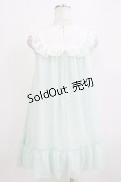 画像3: mon lily / シフォンワンピース M ミント H-26-02-12-030-LO-OP-NS-ZH