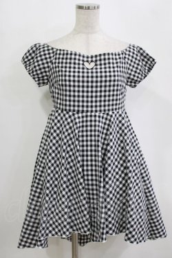 画像1: To Alice / ギンガムチェックワンピース S ブラック H-26-02-12-031-LO-OP-NS-ZH