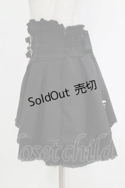 画像2: LIZ LISA / 2連リボンベルトスカパン M ブラック H-26-02-12-034-LO-PA-YZ-ZH