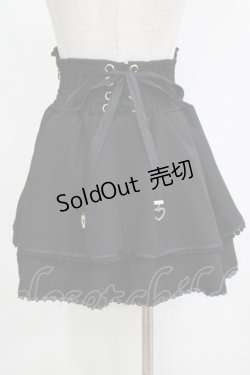 画像3: LIZ LISA / 2連リボンベルトスカパン M ブラック H-26-02-12-034-LO-PA-YZ-ZH