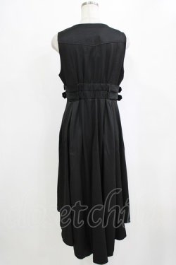 画像3: NIBBLE POISON / ベルトデザインロングベスト M ブラック H-26-02-12-037-0-JA-NS-ZH