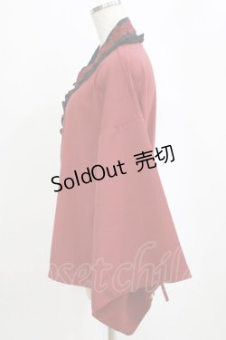 画像2: Chalmiere / 和風ブラウス M ワイン H-26-02-12-044-0-BL-NS-ZH