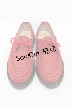 画像1: PINK HOUSE / レースアップシューズ L レッド H-26-02-12-1001-LO-SH-NS-ZH