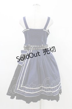 画像4: 春 （海外ロリータブランド） / ミリタリージャンパースカート+マント M ネイビー H-26-02-12-1036-0-OP-NS-ZH