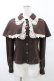 画像1: Innocent World / ケープ付きセシルブラウス M ショコラ×ミルクティ/Chocolat×Milk tea H-26-02-12-1038-IW-BL-NS-ZH (1)