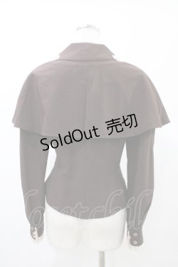 画像2: Innocent World / ケープ付きセシルブラウス M ショコラ×ミルクティ/Chocolat×Milk tea H-26-02-12-1038-IW-BL-NS-ZH