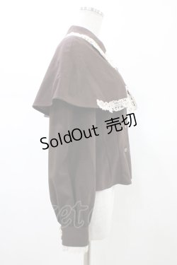 画像3: Innocent World / ケープ付きセシルブラウス M ショコラ×ミルクティ/Chocolat×Milk tea H-26-02-12-1038-IW-BL-NS-ZH