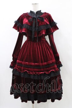画像1: Hoshibako Works / Rozen Maiden x HoshibakoWorks 真紅ケープ付きワンピース Free ボルドー H-26-02-12-1041-LO-OP-NS-ZH