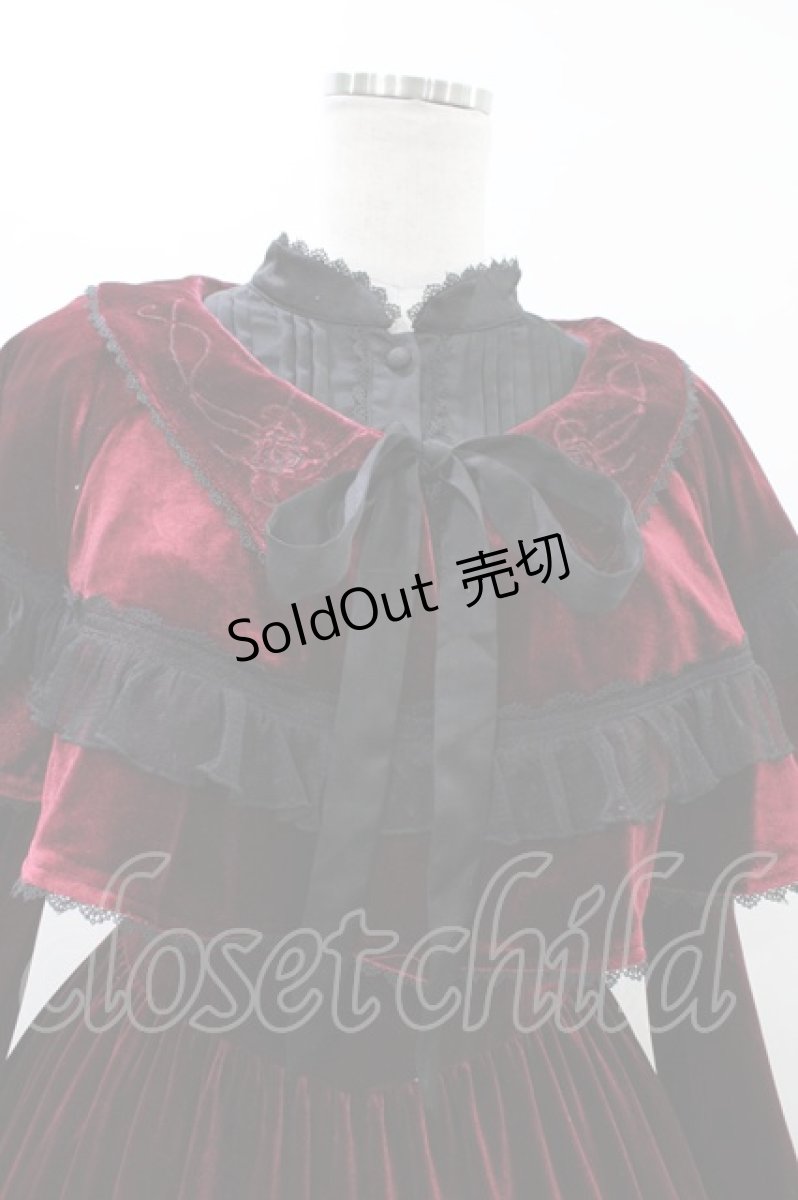 画像4: Hoshibako Works / Rozen Maiden x HoshibakoWorks 真紅ケープ付きワンピース Free ボルドー H-26-02-12-1041-LO-OP-NS-ZH (4)
