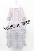 PINK HOUSE / バイオレットレース使いワンピース Free パープル H-26-02-12-1042-LO-OP-NS-ZH