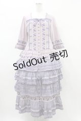 PINK HOUSE / バイオレットレース使いワンピース Free パープル H-26-02-12-1042-LO-OP-NS-ZH