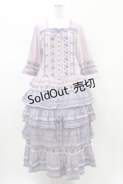 画像1: PINK HOUSE / バイオレットレース使いワンピース Free パープル H-26-02-12-1042-LO-OP-NS-ZH