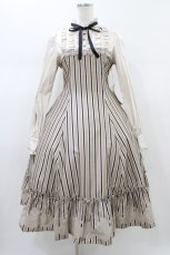 画像1: Victorian maiden / vintageレースレジメンドールドレス Free ミルクティベージュ H-26-02-12-1043-CL-OP-NS-ZH (1)