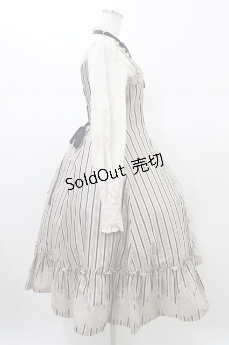 画像3: Victorian maiden / vintageレースレジメンドールドレス Free ミルクティベージュ H-26-02-12-1043-CL-OP-NS-ZH (3)