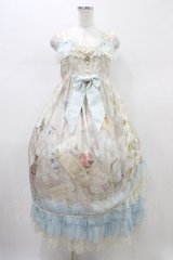 BABY,THE STARS SHINE BRIGHT / Ave Maria~天のきさきとMadonna lily~柄Lourderジャンパースカート Free サックス H-26-02-12-1045-BA-OP-NS-ZH