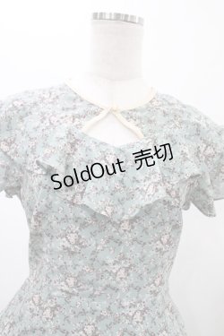 画像3: an another angelus / フロント開き小花柄ラッフルワンピース Free GREEN H-26-02-12-1049-CA-OP-NS-ZH