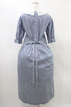 画像2: PINK HOUSE / ギンガムチェックワンピース Free ブルー H-26-02-12-1050-LO-OP-NS-ZH