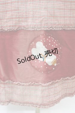 画像3: PINK HOUSE / くまちゃん切替チェックワンピース Free レッド H-26-02-12-1051-LO-OP-NS-ZH