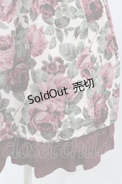 画像3: Innocent World / マロニカローズスカート M ボルドー/55cm H-26-02-12-1053-IW-SK-NS-ZH