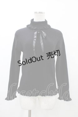 画像1: m petit by misako / サンリオキャラクターズコラボ クロミ ニットプルオーバー M ブラック H-26-02-12-1055-LO-TO-NS-ZH