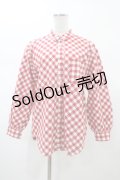 PINK HOUSE / チェックシャツ Free レッド H-26-02-12-1058-LO-BL-NS-ZH
