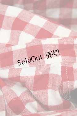 画像3: PINK HOUSE / チェックシャツ Free レッド H-26-02-12-1058-LO-BL-NS-ZH