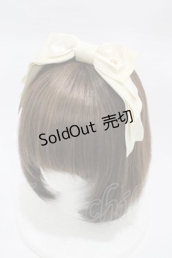 画像1: Innocent World / ダブルリボンアニバーサリーカチューシャ  生成り H-26-02-12-1013-IW-AC-NS-ZH