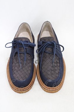 画像1: PINK HOUSE / レースアップシューズ L ネイビー H-26-02-12-1002-LO-SH-NS-ZH