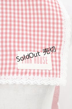 画像2: PINK HOUSE / ギンガムチェックストール  レッド H-26-02-12-1020-LO-ZA-NS-ZH
