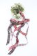 画像2: PINK HOUSE / チェックリボンブーケコサージュ  オフ H-26-02-12-1031-LO-AC-NS-ZH (2)