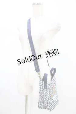 画像2: PINK HOUSE / くまちゃん刺繍ポシェット  ネイビー H-26-02-12-1032-LO-BG-NS-ZH