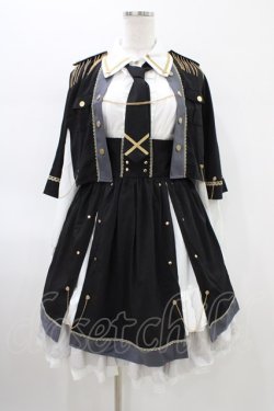 画像1: Seven Baby Lolita（海外ロリータブランド） / 少女指揮官セット M ブラック H-26-02-12-1035-0-OP-NS-ZH