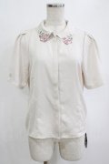 an another angelus / ローズ絵画タッチ刺繍衿ブラウス Free IVORY×PK H-26-02-12-049-CA-BL-NS-ZH