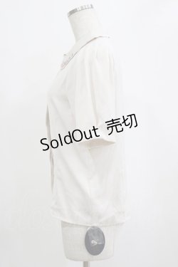 画像2: an another angelus / ローズ絵画タッチ刺繍衿ブラウス Free IVORY×PK H-26-02-12-049-CA-BL-NS-ZH