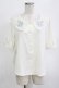 画像1: Fi.n.t / デルフィニウム刺繍ビッグカラーブラウス Free WHITE×BL H-26-02-12-051-CA-BL-NS-ZH (1)