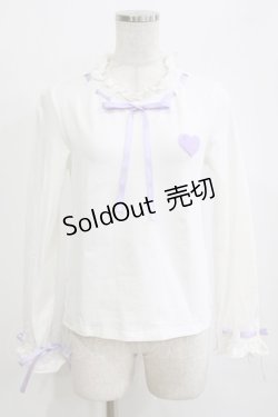 画像1: To Alice / はしごリボントップス S オフ/ラベンダー H-26-02-12-055-LO-TO-NS-ZH